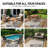 Coastal Border Ivory/Multi Indoor/Outdoor High-Low Area Rug-689174099-689174096