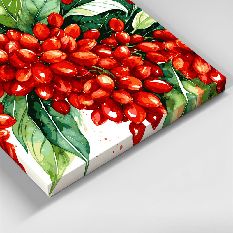 «Fruit goji berry», art mural sur toile, H 8 po x l 10 po