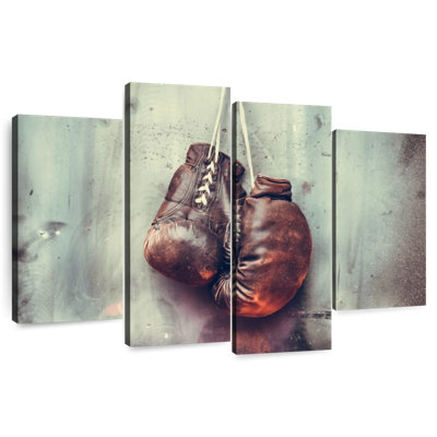 Sireci Retro Brown Boxing Gloves