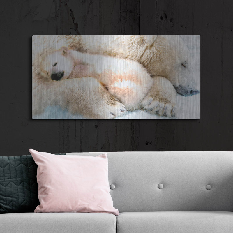"Sleepy Polar" par Murray Henderson Fine Art, H 24 po x l 48 po