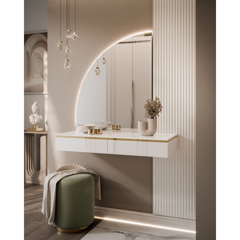 Croxton Dressing Table with Mirror