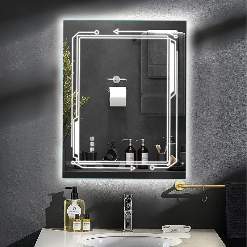 Miroir de salle de bain Casanas, 28 po x 20 po