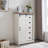5 Drawers Dresser W/Sliding Barn Door-831258558