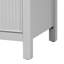 Meuble-lavabo de 30 po avec lavabo en céramique de style moderne, ton gris, bois massif et rangement dissimulé, moderne, gris, construction, planches, espace