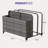 Poolside Deck Box, Poolside Storage Organizer With Pe Rattan Wicker Basket, For Floats & Accessories, Galvanized Frame With Locking Wheels