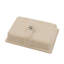 Lavabo de salle de bain rectangulaire encastrable en céramique 18 "x 12" avec trop-plein - Design élégant, surface lisse pour rénovation style moderne blanc classique, toilettes résistantes aux acides