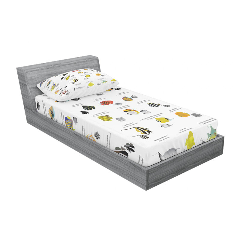 Microfiber Sheet Set, Twin XL Sheet Set with Fitted Sheet