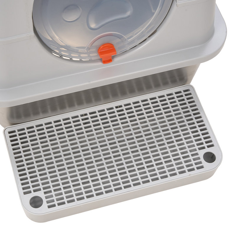 Polyethylene Plastic Enclosed Litter Box with Scoop