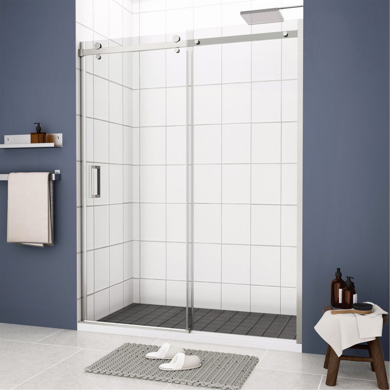 Glass Shower Door, Chrome