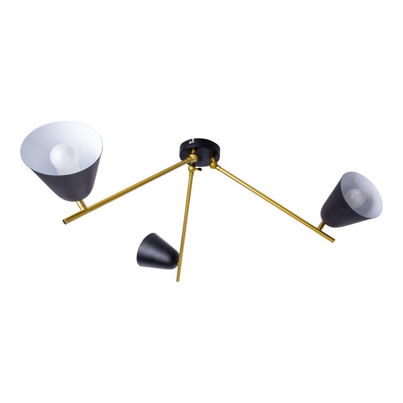 3 - Light Gold Cone Pendant