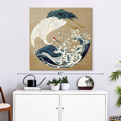 Grue Brampt et vague Yin Yang