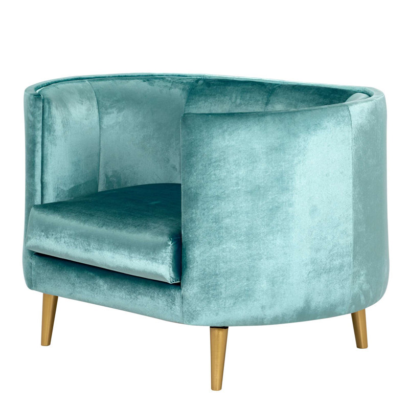 Ortiz Velvet Barrel Chair