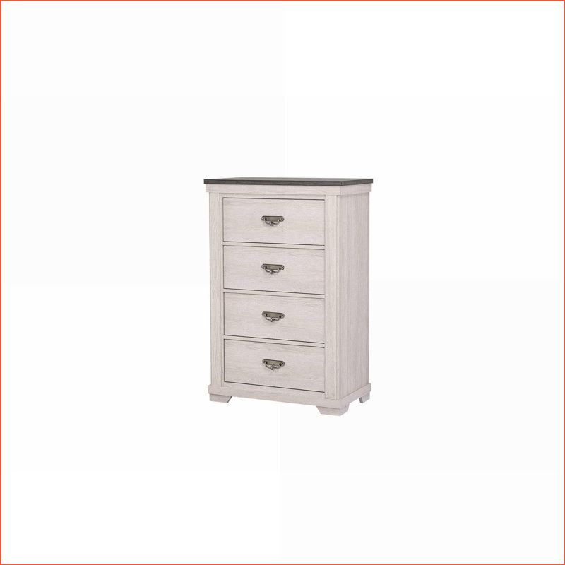 Table de chevet 4 tiroirs Farmhouse Rustic