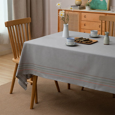 Nappe rectangulaire grise colorée 55 po x 70 po