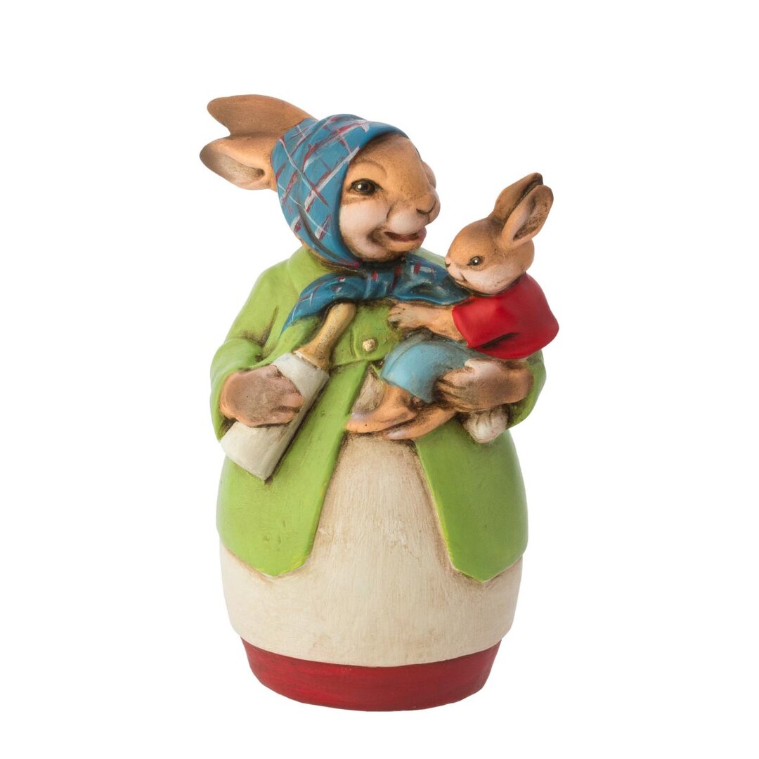 Figur Mama Hase mit Häschen