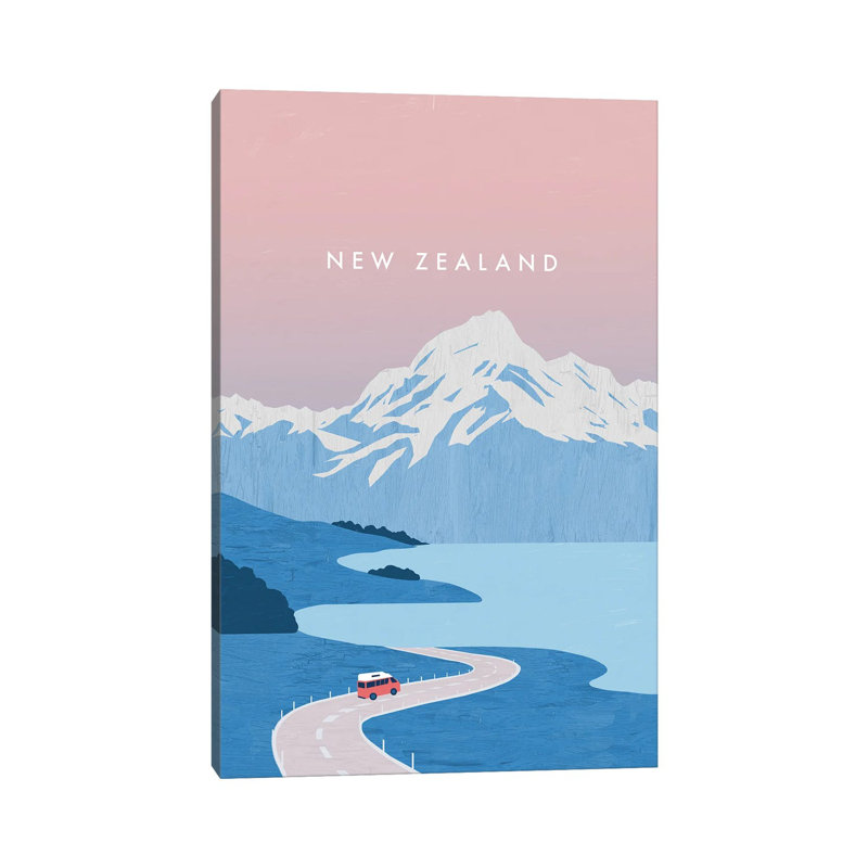 New Zealand by Katinka Reinke - Wrapped Canvas Gallery-Wrapped Canvas Giclée, 20.32 cm H x 30.48 cm W