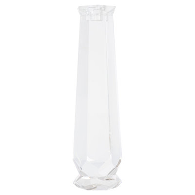 Faceted Crystal Tabletop Candlestick