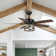 52" Rivenburg 5 - Blade Smart Ceiling Fan With Dimmable LED Lights, APP/Remote with Alexa and Google Assistant