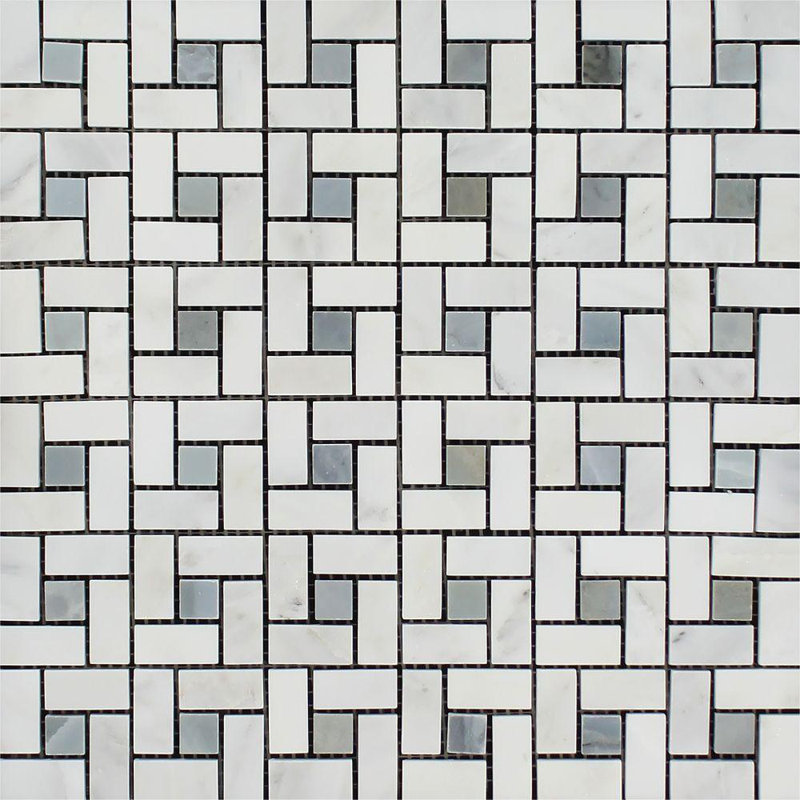 Marble Pinwheel Mosaic Wall & Floor Tile