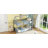 Ishmal Twin Over Twin House Bunk Bed with Headboards, Footboards, Guardrails & Ladder - Rubber Wood-115684231
