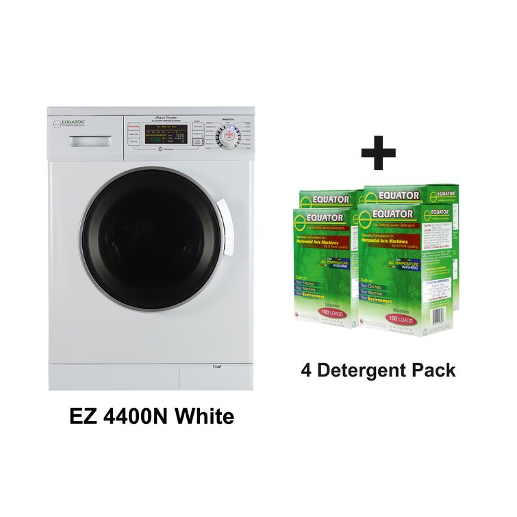 BLACK+DECKER 2.7-cu ft Capacity White Ventless All-in-One Washer/Dryer Combo