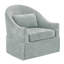 Fauteuil demi-tonneau pivotant avec coussin lombaire 30,3 po Martha-1206956447