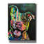 «Exhuberant Pit Bull» par Dean Russo Studios, art mural sur toile-1825706104