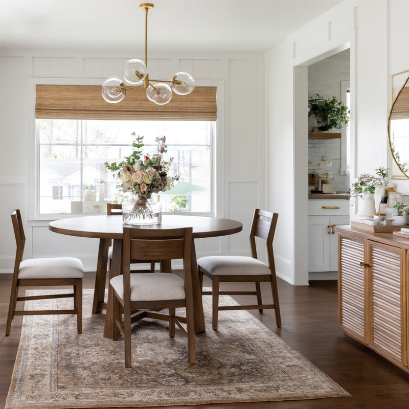 Harper Round Solid Wood Dining Table