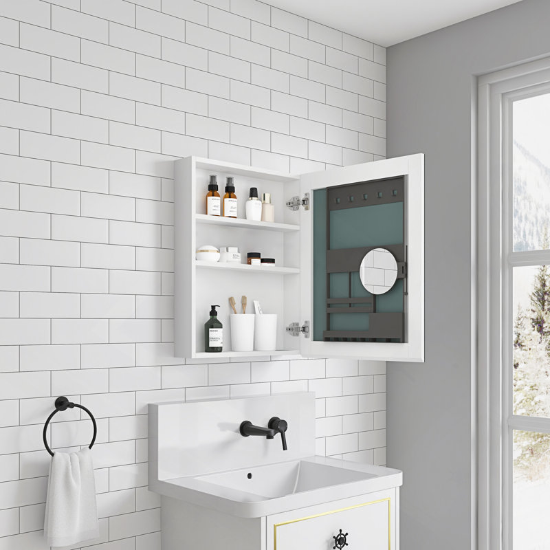 Solid Wood Single Door Wall Cabinet 2 Doors And 2 Shelves For Kitchen Storage, Bathroom Storage, Laundry,Adjustable Shelves Ready To Assemble
