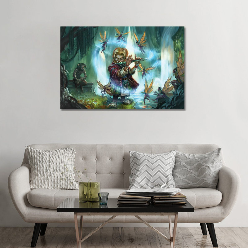 «Victory Points Musical Duel», reproduction d'art sur toile tendue, H 32 po x l 48 po, Toile tendue, Ne s’applique pas