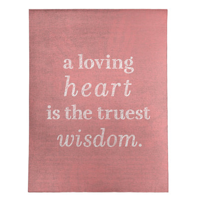 Quotes Chenille Indoor Rug