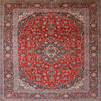 Tapis oriental rouge / brun Ami