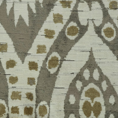 Seraphina - A Large Scale Modern Cut Velvet Upholstery Fabric By The Yard