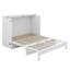 Lit escamotable double avec grands tiroirs-1135474668