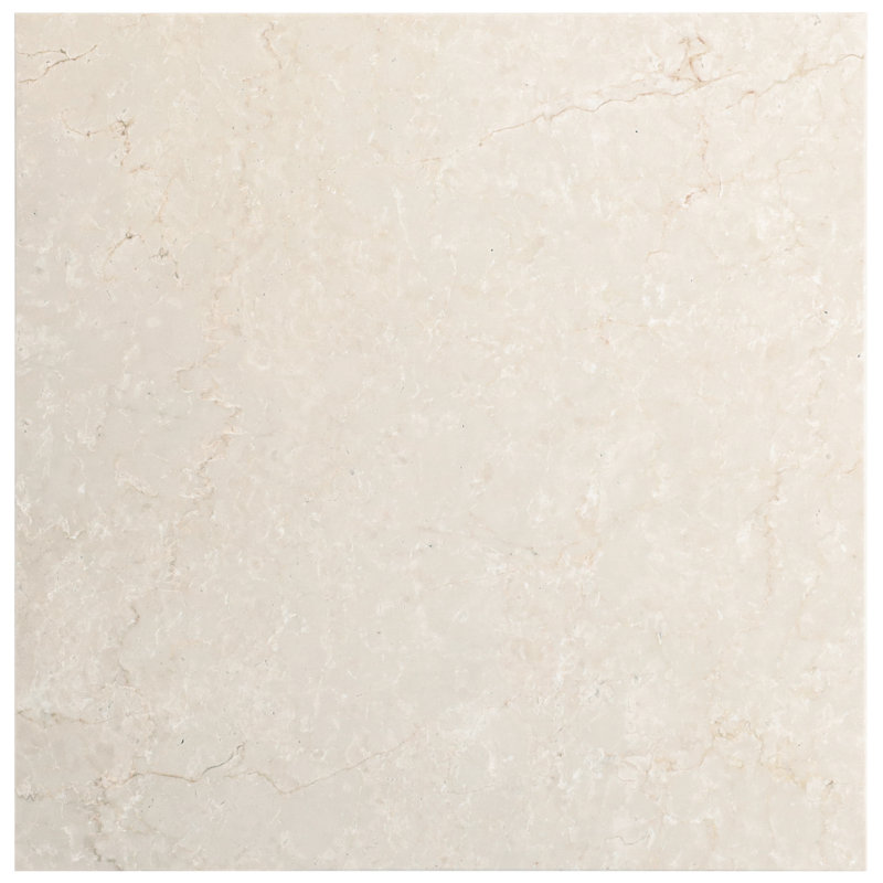 Botticino Extra Light 18x18 Honed Marble Tile, Honed Beige