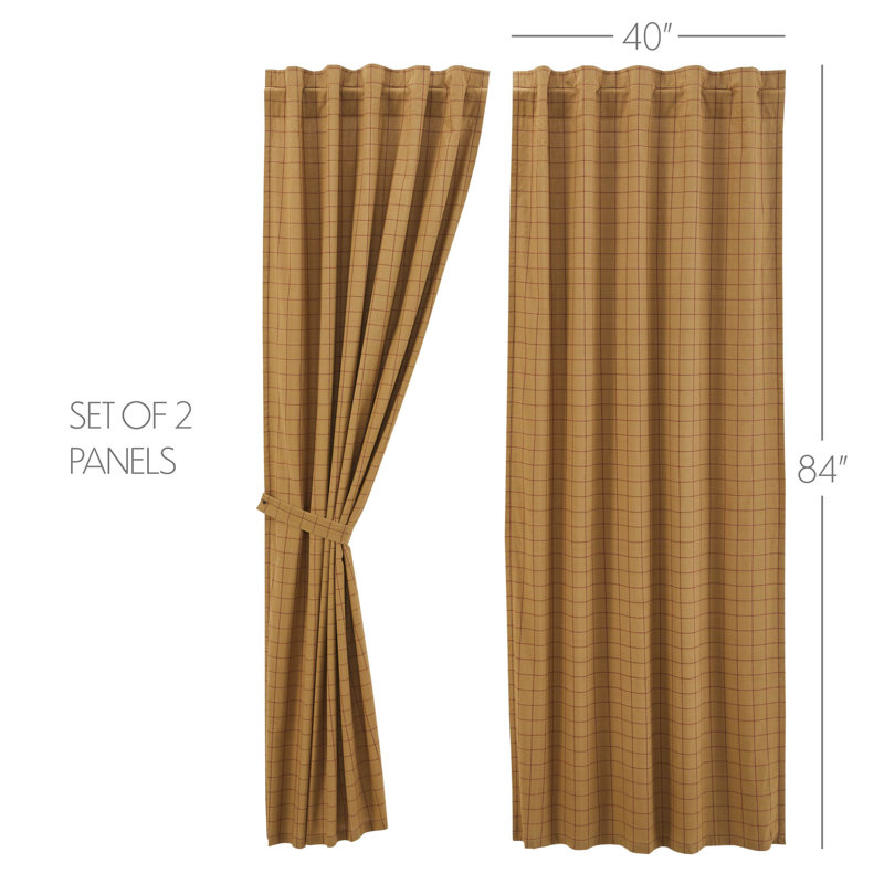 Paire de rideaux obscurcissant 100% coton Connell, L 40 po x L 84 po