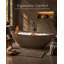 75" x 40" Freestanding Soaking Cement Bathtub-1595524162