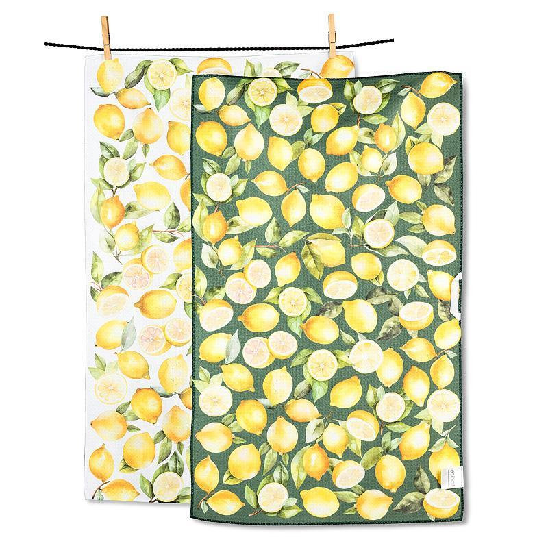 Torchon à double face Lemons