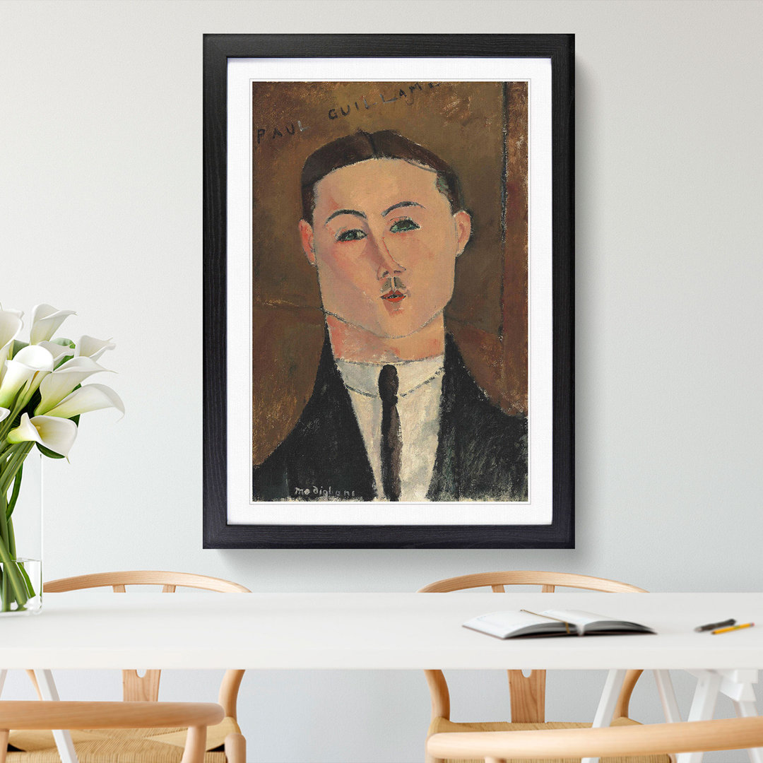 Paul Guillaume Vol.2 by Amedeo Modigliani - Picture Frame Painting
