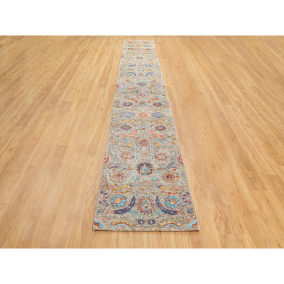 Fondren One-of-a-Kind 2'6" X 16'4" Runner Area Rug in Brown