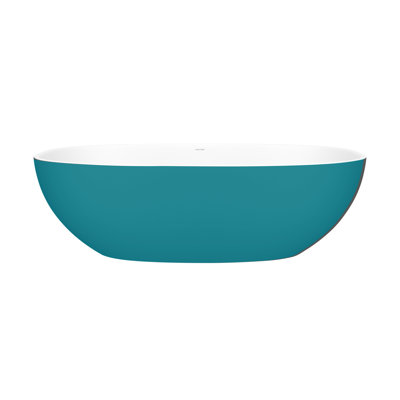 Barcelona 70.875" x 34.125" Freestanding Soaking Bathtub