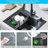 21.7 in Kitchen Sink Stainless Steel Single Bowl Sink with Pulldown Faucet-113718653