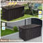 Coffre de terrasse en métal 190 gallons avec rangement verrouillable-127356239