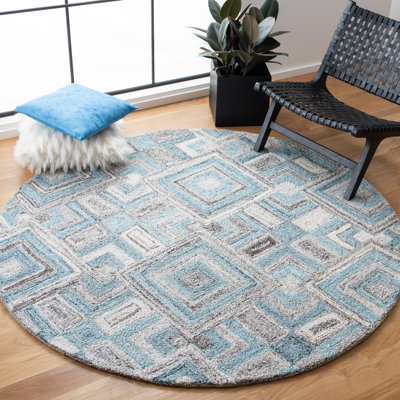 Glencoe Hand Tufted Performance Geometric Rug