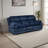 Melita 95" Modern & Contemporary Corduroy Fabric Reclining Sofa with Tab Pull Reclining Motion, Foam Over Pocket Coils & Removable Seat Backs-960347459
