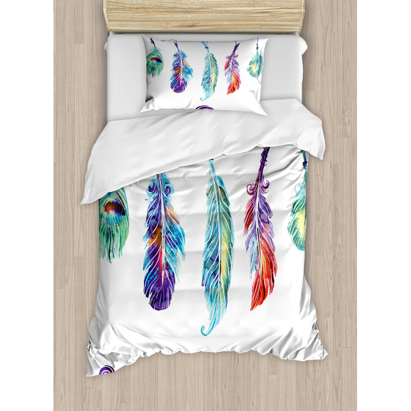 Boho Traditional Polyester Duvet Cover, Twin Duvet Cover