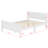 Wooden Platform Bed With A Comfortable Headboard And Sturdy Wooden Slat Support System-648474260-648474261