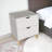 24" Two Drawer Faux Wood Nightstand-1035763663