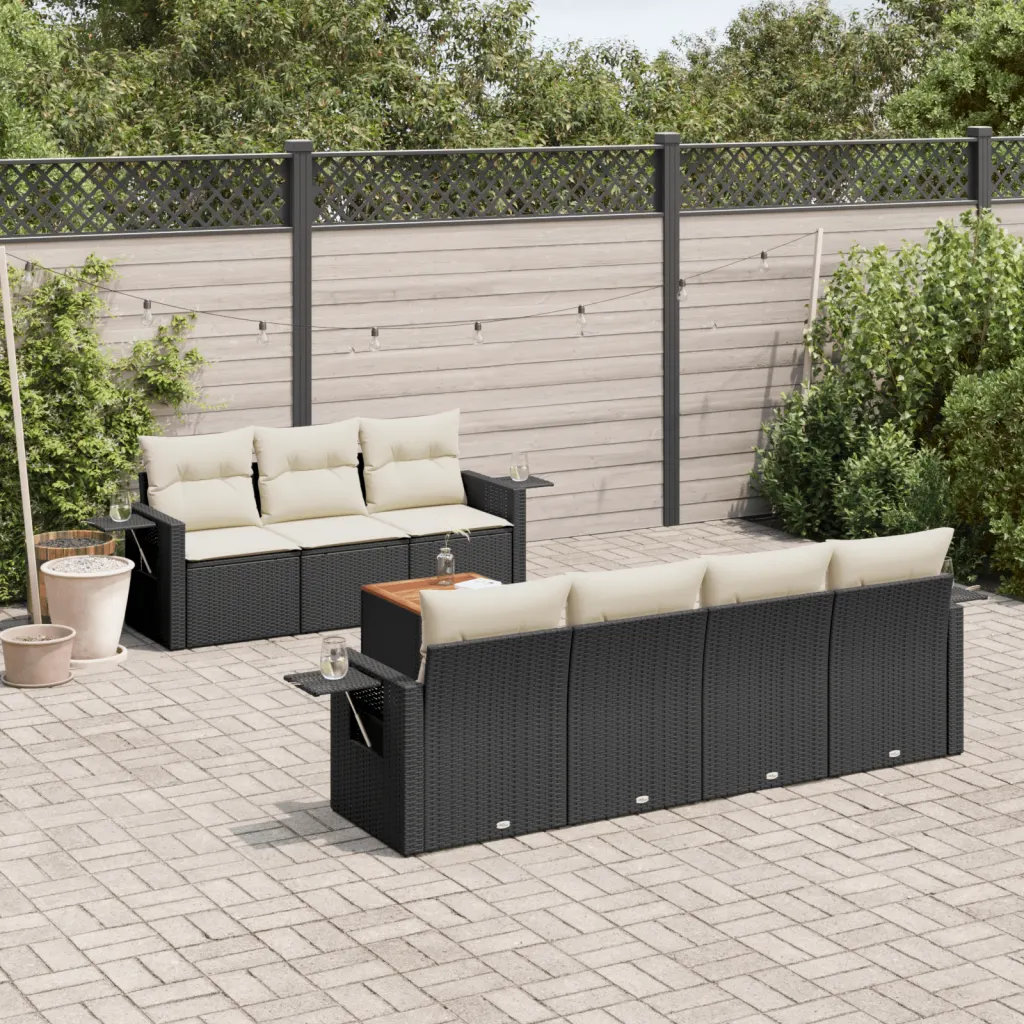 55 cm breites Outdoor-Sitzgruppen-Set mit Kissen