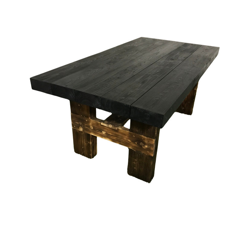 Handcrafted Solid Wood Outdoor Table